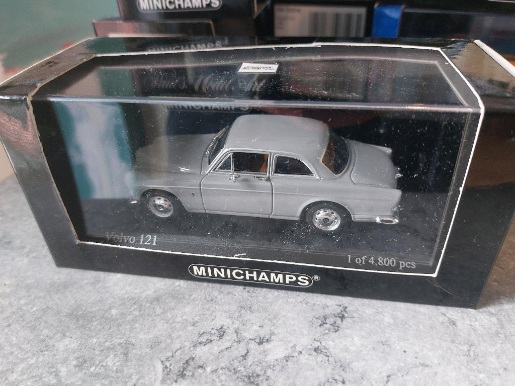 Minichamps Volvo 121 Grey 1/43, Enlèvement ou Envoi, Neuf, Voiture, MiniChamps