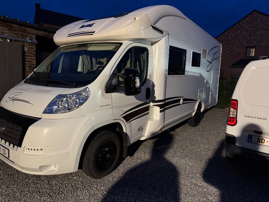 Fiat ducato multijet 150 mobilhome, Caravans en Kamperen, Integraal, Chemisch toilet, Fiat, 7 tot 8 meter