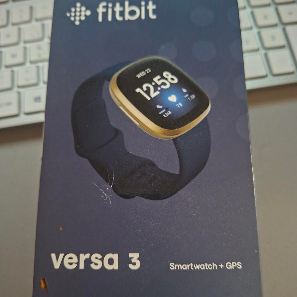Fitbit versa 3 or/bleu, Étanche, Enlèvement, Fitbit, Bleu