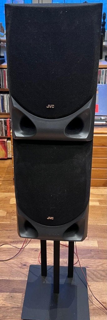 JVC SP-D301 - Paire d'enceintes bibliothèque, TV, Hi-fi & Vidéo, Enceinte d'étagère, JVC, 60 à 120 watts, Comme neuf