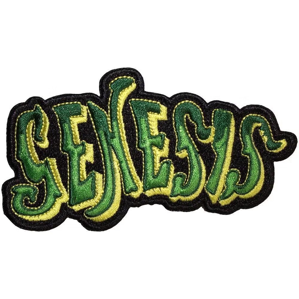 Genesis - Classic Logo Cut-Out Green Patch off. merchandise, Collections, Enlèvement ou Envoi, Neuf