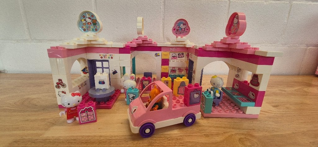 PlayBig Bloxx Hello Kitty 4 sets complets, Enlèvement ou Envoi, Comme neuf, Autres marques