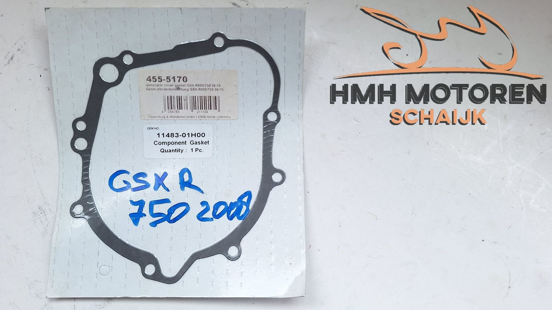 Suzuki Dynamodeksel Pakking 11483-01H00 GSX-R 600 750 Nieuw, Motoren, -, -, Nieuw, Ophalen of Verzenden