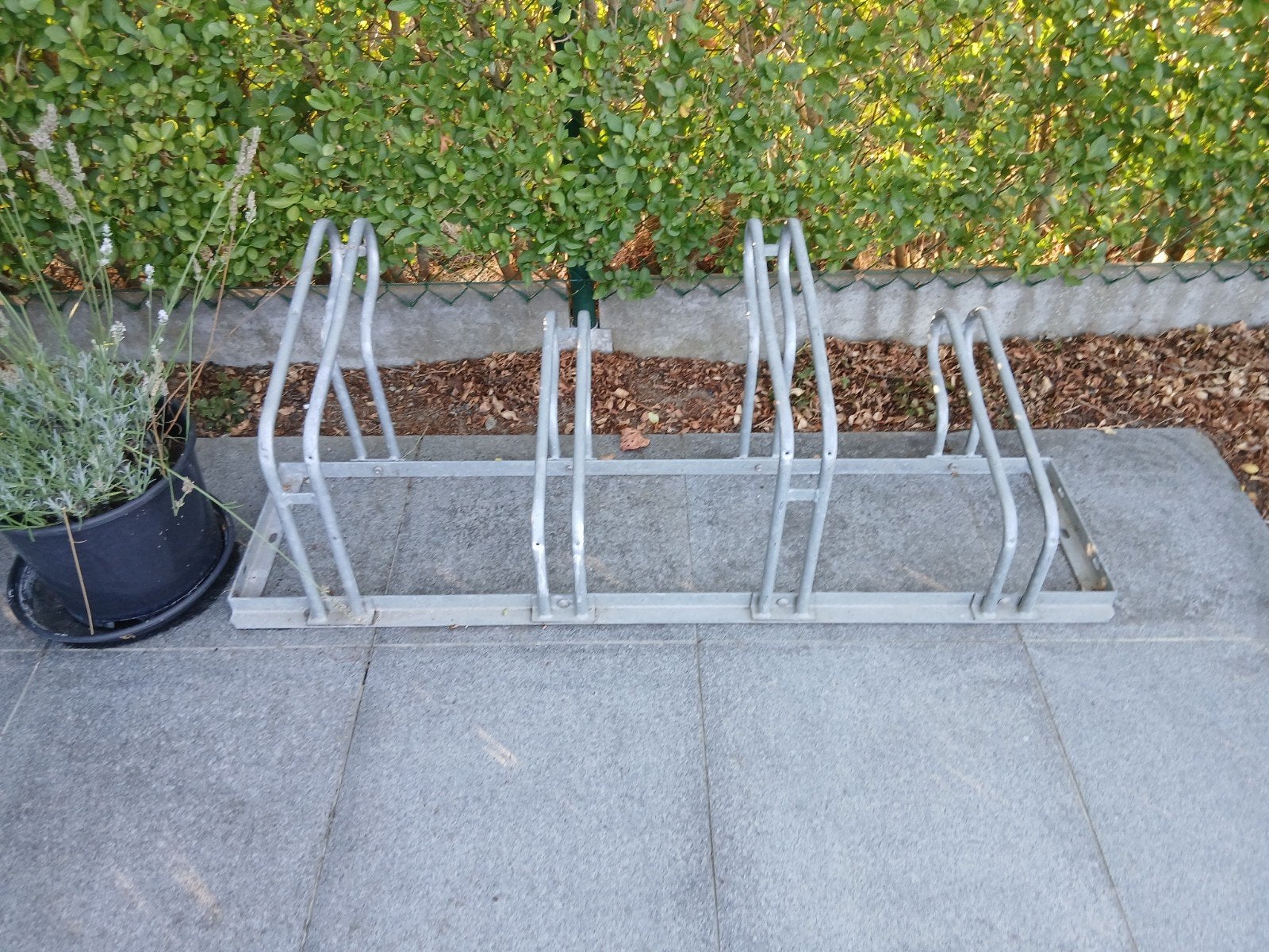 robuust fietsenrek, Ophalen