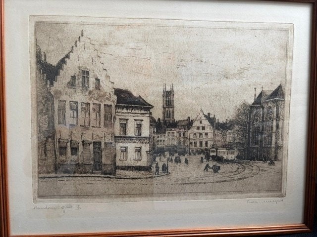 etsen en gravures, Enlèvement, Eau-forte, Numéroté