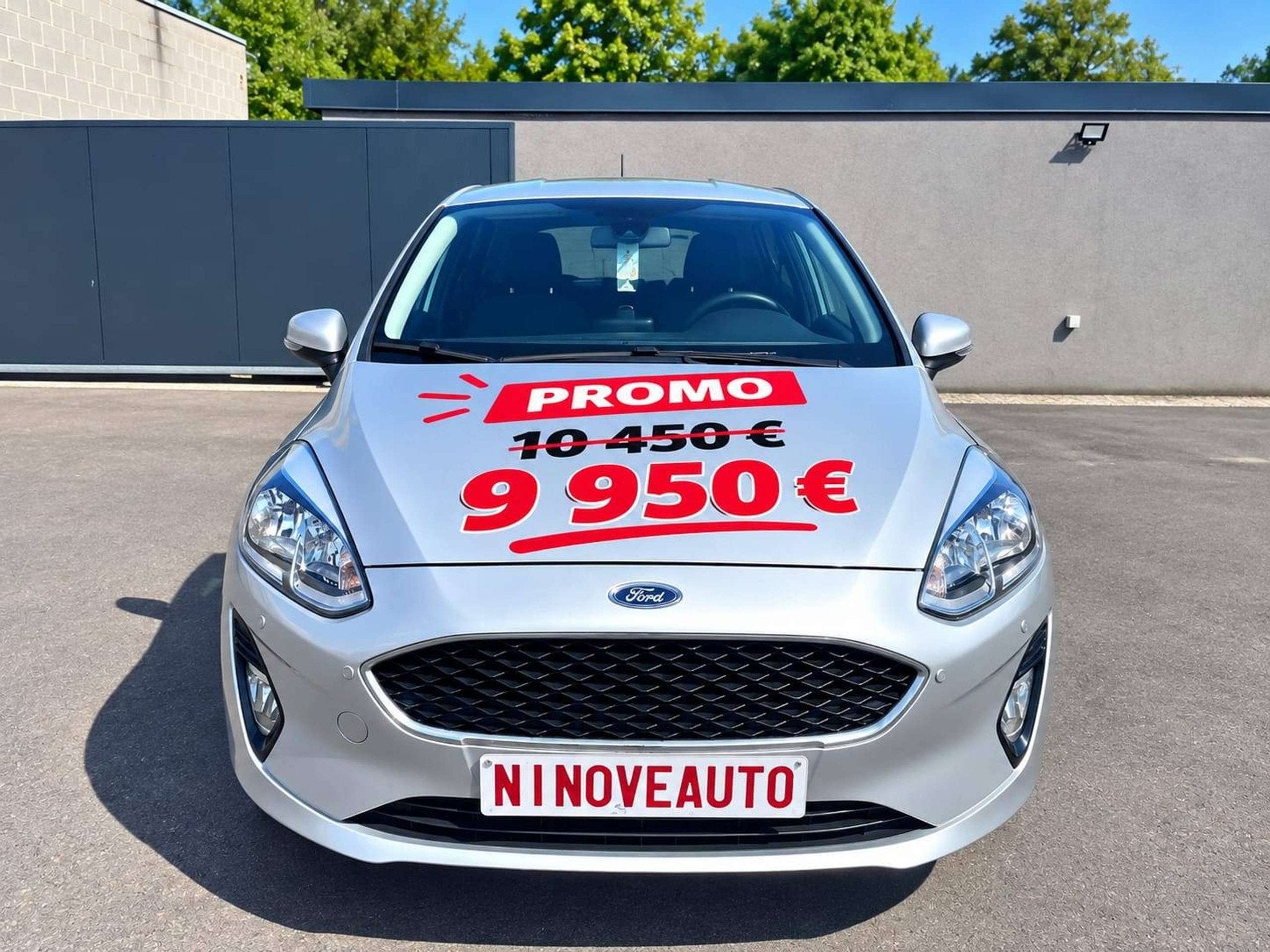 Ford Fiesta 1.1i Titanium AIRCO BT USB EU6b 1ste Eigenaar, Autos, Argent ou Gris, Achat, Entreprise, Boîte manuelle