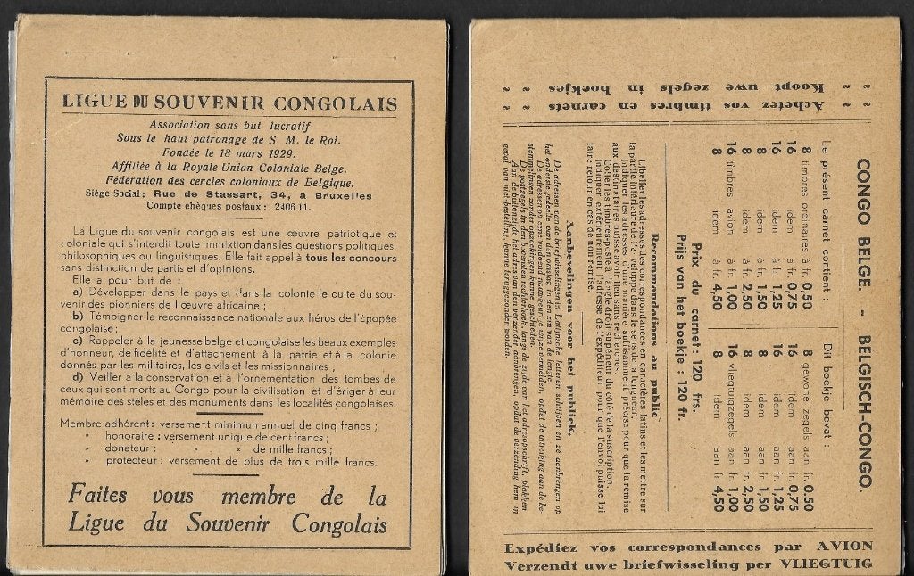 Congo belge : Carnet N 5 « Parfait état »  sans rouille, Neuf, Enlèvement ou Envoi, Gomme originale, Non oblitéré