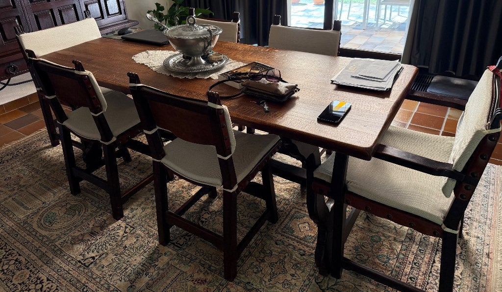 Eetkamer, Huis en Inrichting, Ophalen, Zo goed als nieuw, Spaanse stijl, 6 tot 8 stoelen