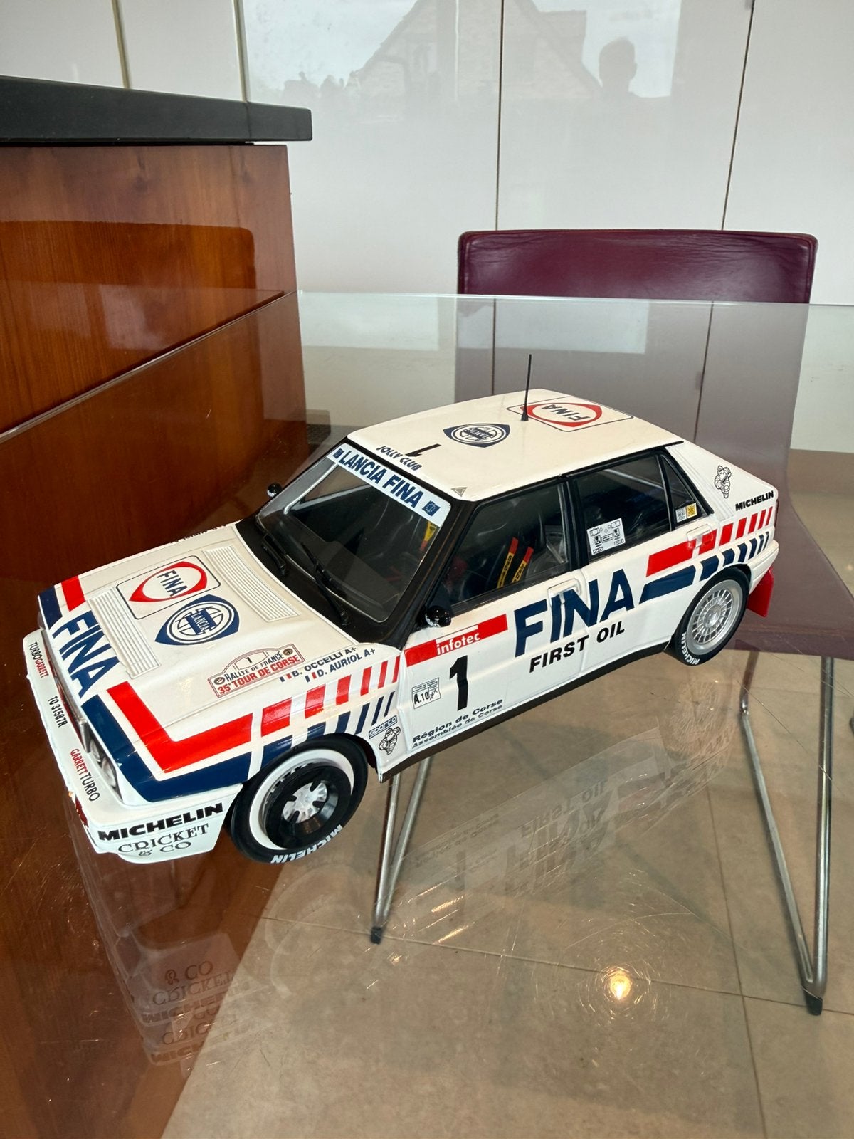 Lancia Delta HF Int 16V Auriol/Occelli Tour de Corse 1991, Enlèvement ou Envoi, Comme neuf, Voiture, Solido