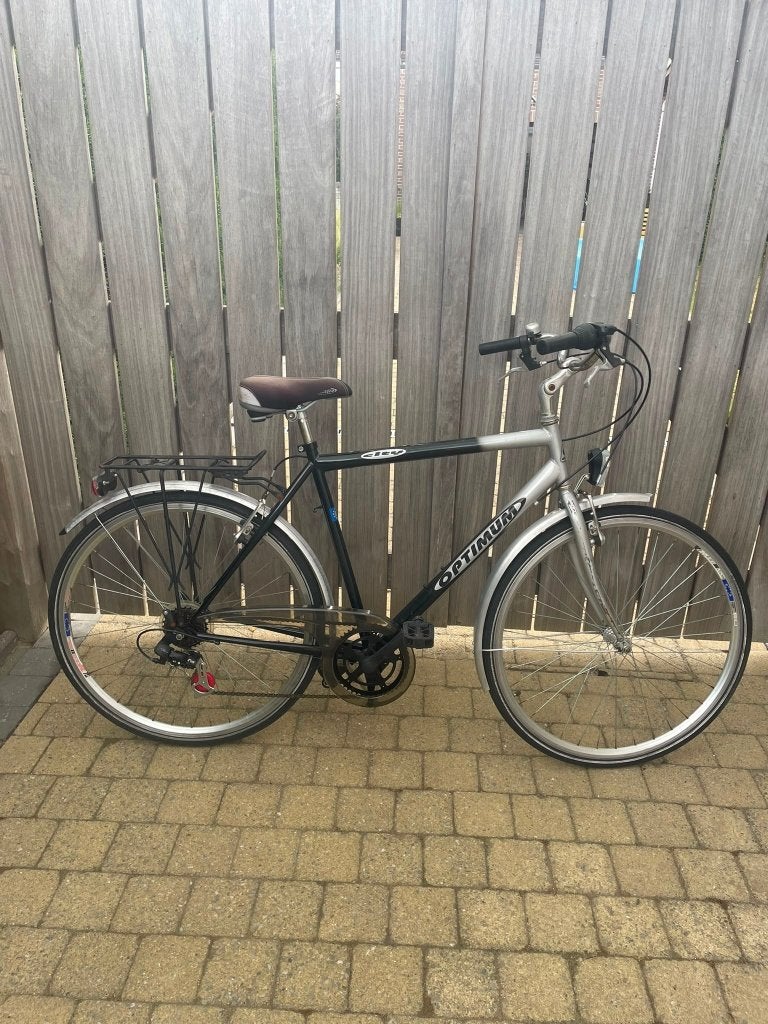 KOOPJE: Herenfiets 28" (ideale stationfiets), Fietsen en Brommers, Gebruikt, Velgrem, Versnellingen, 49 tot 53 cm