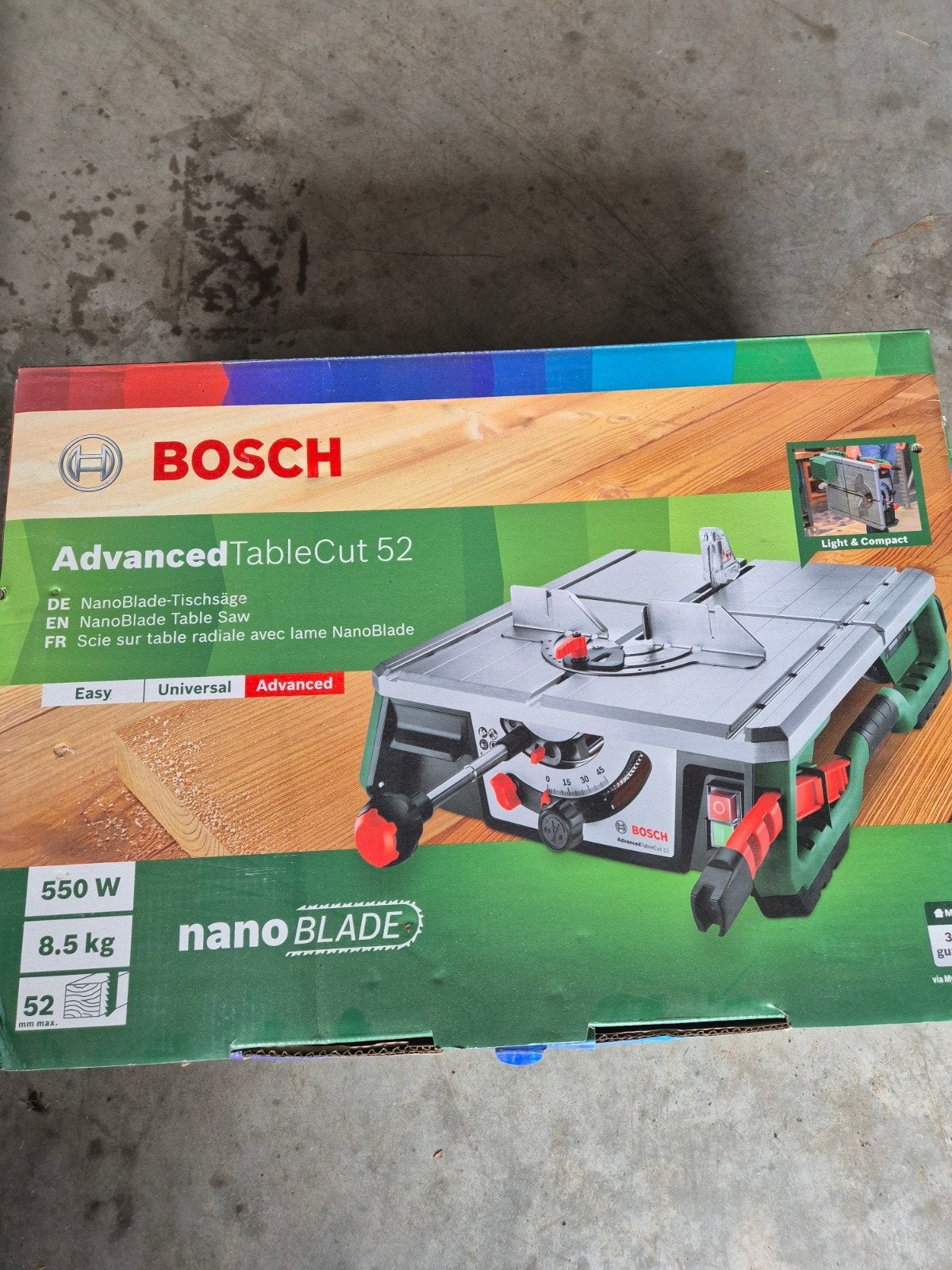 tafelzaag nieuw bosch, Doe-het-zelf en Bouw, Gereedschap | Zaagmachines, Ophalen, Nieuw, 30 tot 70 mm, Bosch