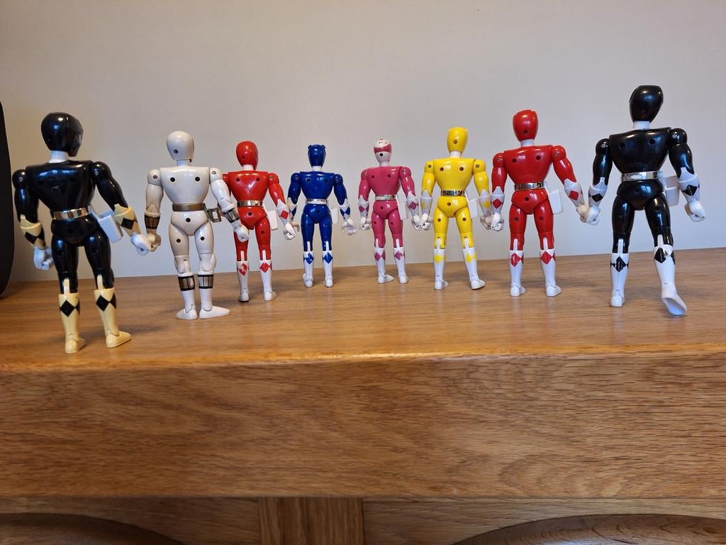 Power rangers, Ophalen