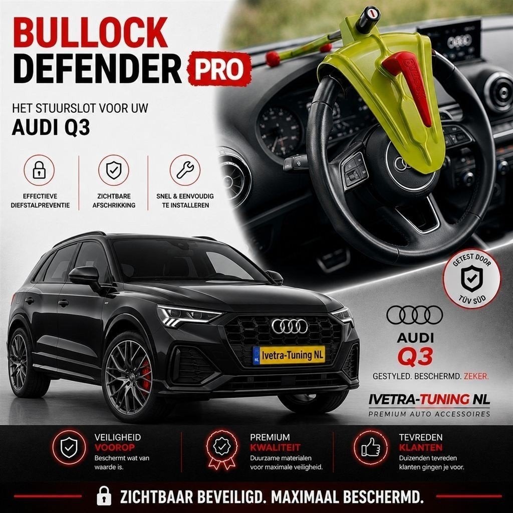 Stuurslot Audi Q3 | Stuurklem Audi Q3 | Bullock Defender, Ophalen of Verzenden, Nieuw