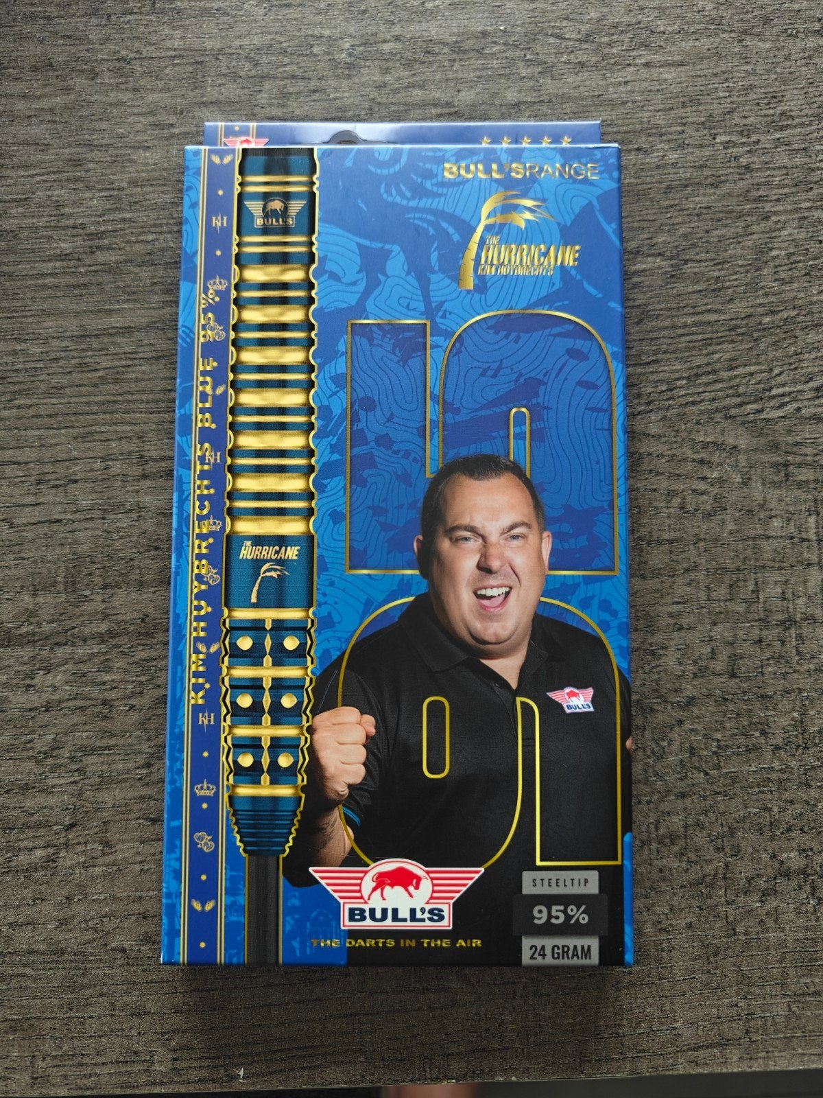 BULL'S Kim Huybrechts Blue 95%, 24 gram., Enlèvement