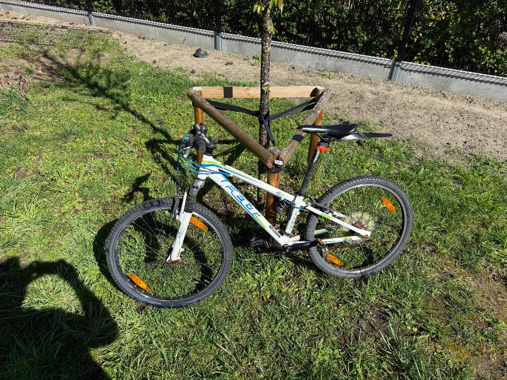 Kinder moutainbike, Fietsen en Brommers, Gebruikt, Hardtail, Velgrem, Ophalen