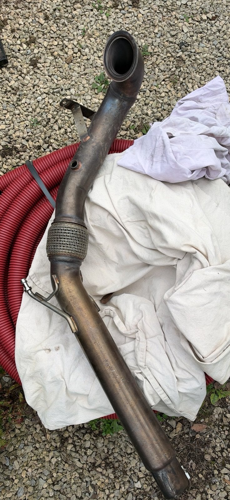 Downpipe golf 7/7,5 gti decat AM performance, Ophalen