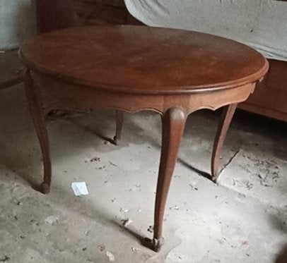 Table ronde chêne + 6 chaises, Ophalen, Gebruikt, 100 tot 150 cm, Vijf personen of meer