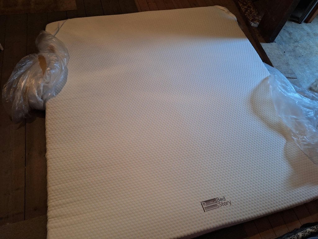 Sur-matelas, Maison & Meubles, Matelas, Comme neuf, Enlèvement, 180 cm