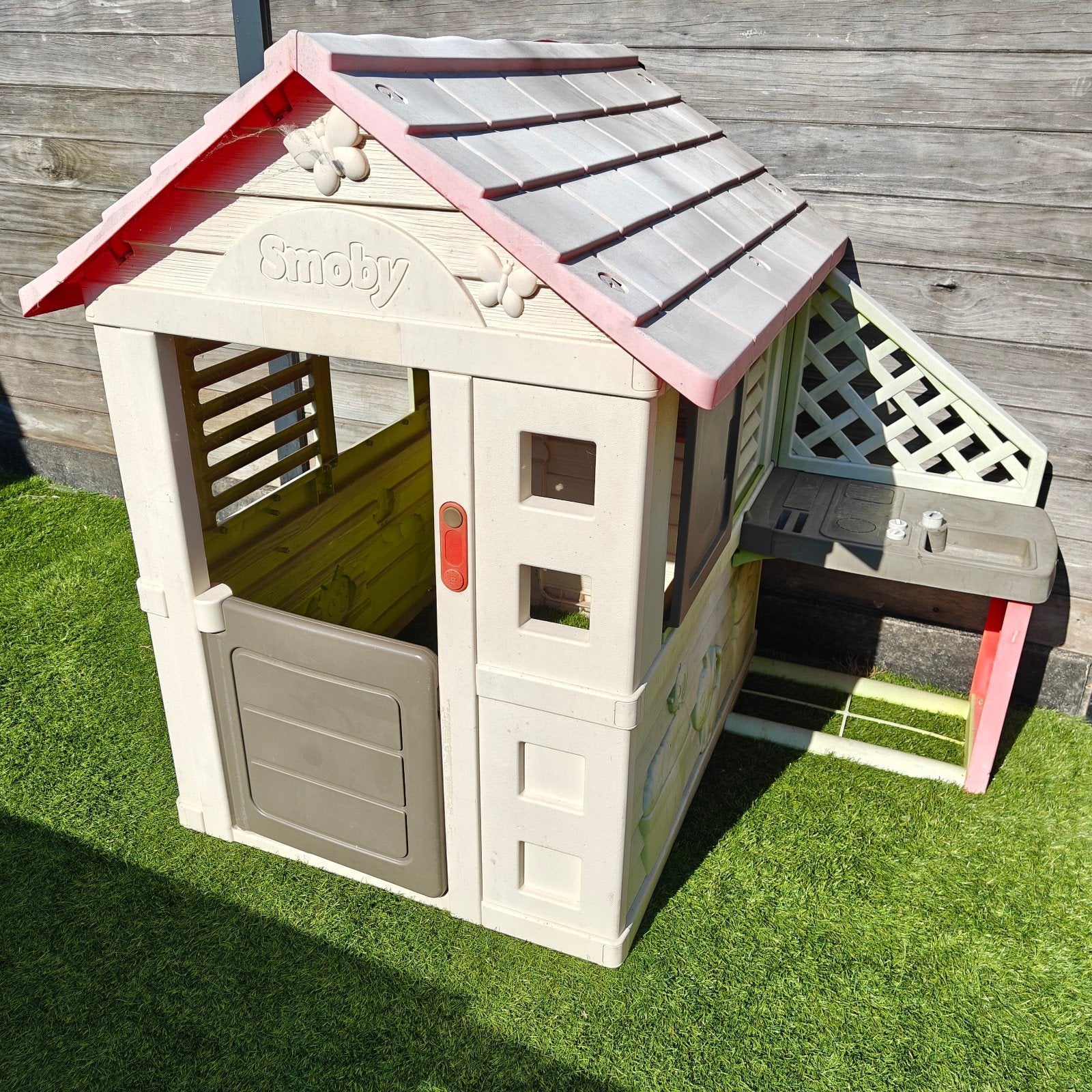 Smoby speelhuisje met keukentje en deurbel, Kinderen en Baby's, Ophalen, Gebruikt, Kunststof