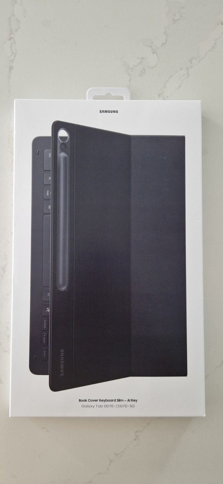 Book Cover Keyboard Slim Samsung Tab S10 FE+, Informatique & Logiciels, Enlèvement ou Envoi, Samsung