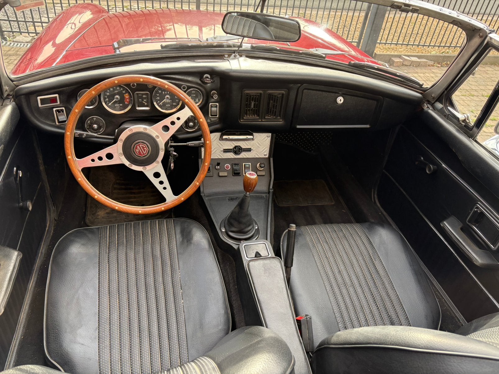 Mgb Cabriolet 1975 Overdrive, Auto's, Achterwielaandrijving, Zwart, Cabriolet, Handgeschakeld