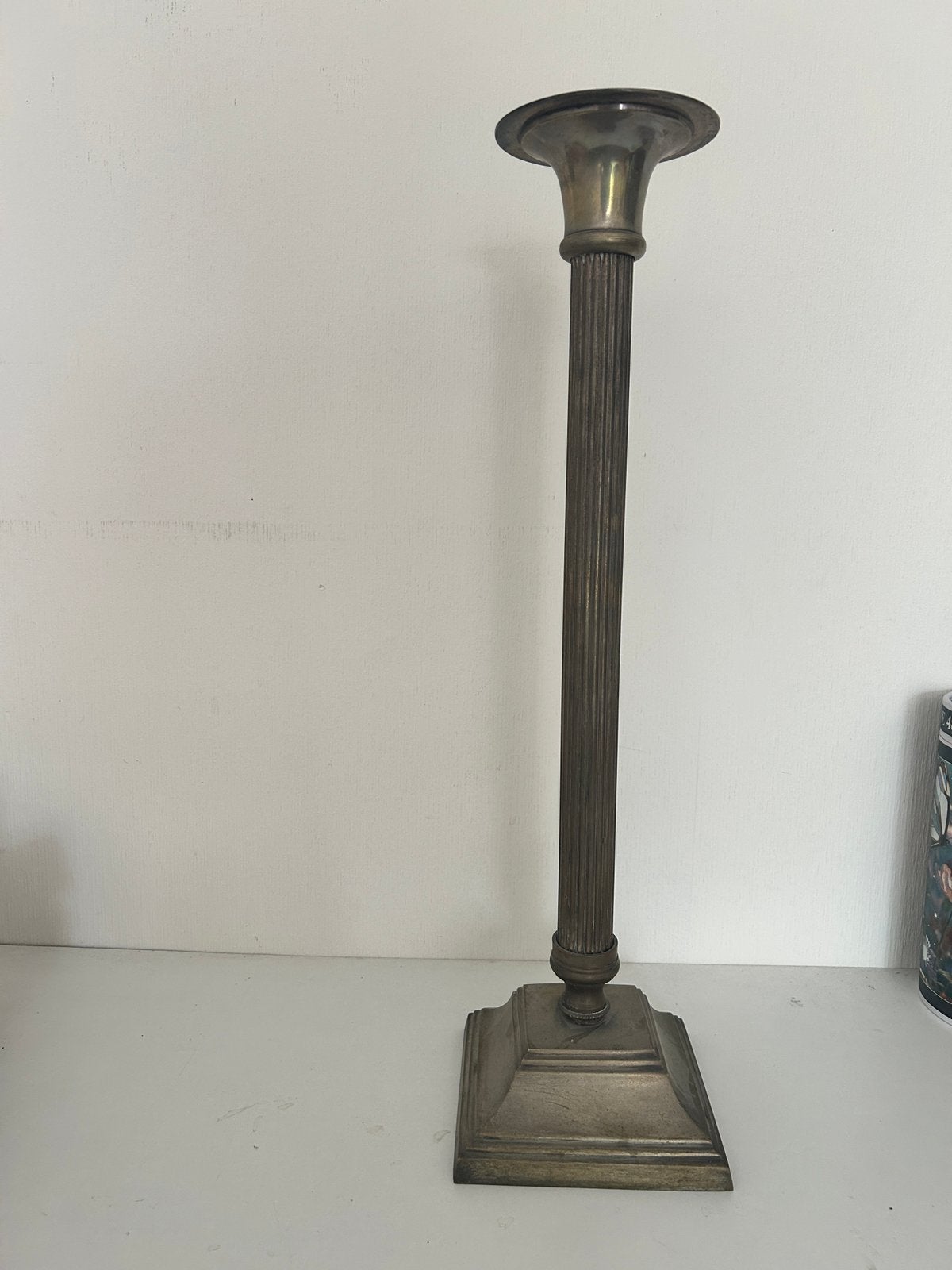 Grote klassieke kandelaar / kaarsenstandaard, Ophalen of Verzenden