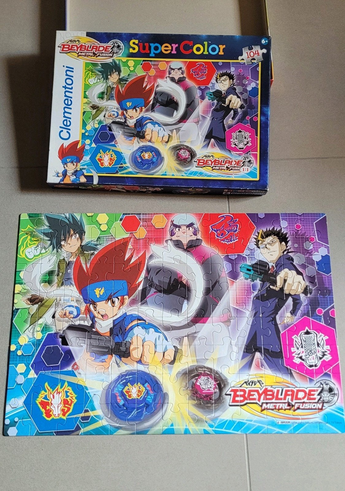 puzzel 104 stuks Beyblade, Ophalen