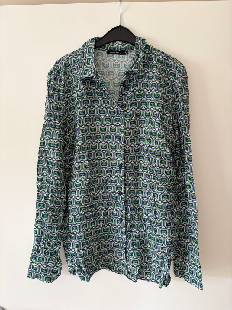 Blouse River Woods maat 40, Kleding | Dames, Maat 38/40 (M), Blauw, River Woods, Ophalen of Verzenden