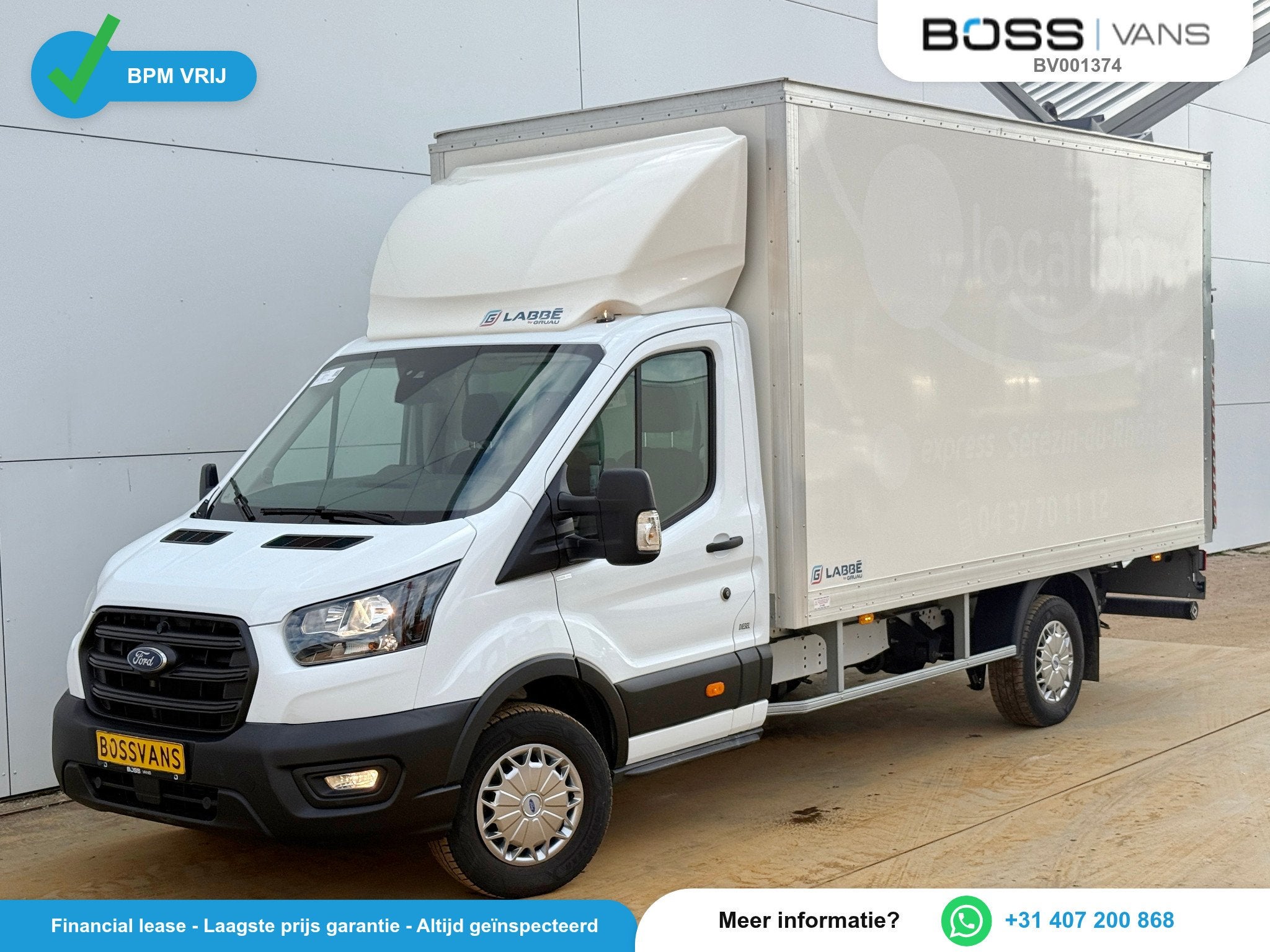 Ford Transit Transit 2.0 TDCI 130PK (bj 2024), Auto's, Achterwielaandrijving, Euro 6, 4 cilinders, 2000 kg