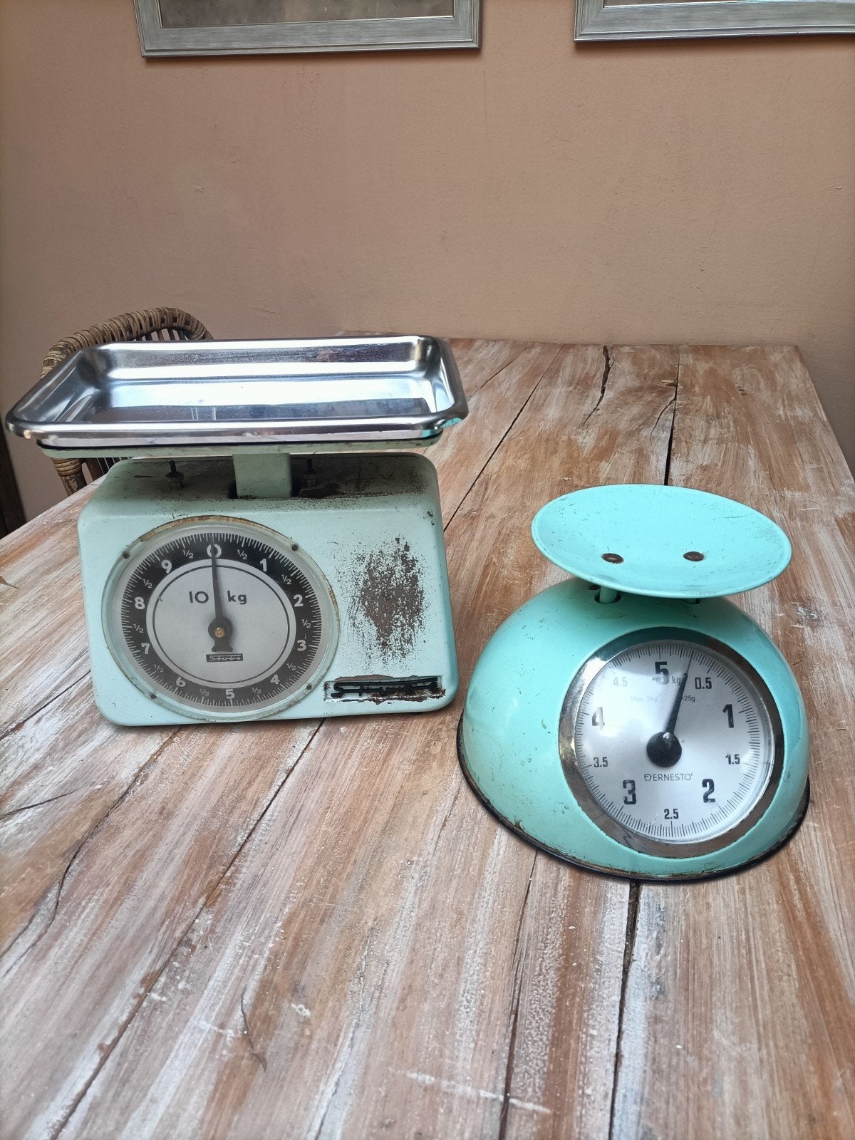 Vintage weegschaal, Elektronische apparatuur, Weegschalen, Ophalen
