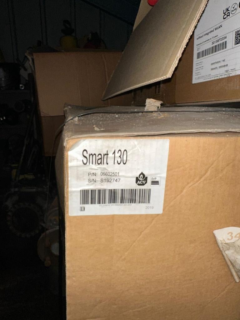 ACV boiler SMART 130L INOX nieuw + SFR, Ophalen