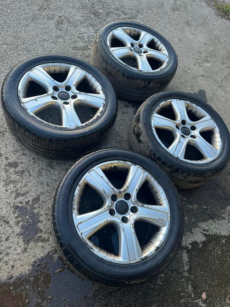 VW Touareg velgen 8x 18 , stonden onder Transporter T5, Autos : Pièces & Accessoires, Pneus & Jantes, Pneus et Jantes, Pneus été