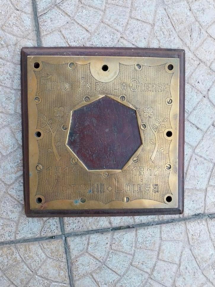 Trench-art belge, première guerre ABBL 14-18, Collections, Objets militaires | Général, Enlèvement ou Envoi
