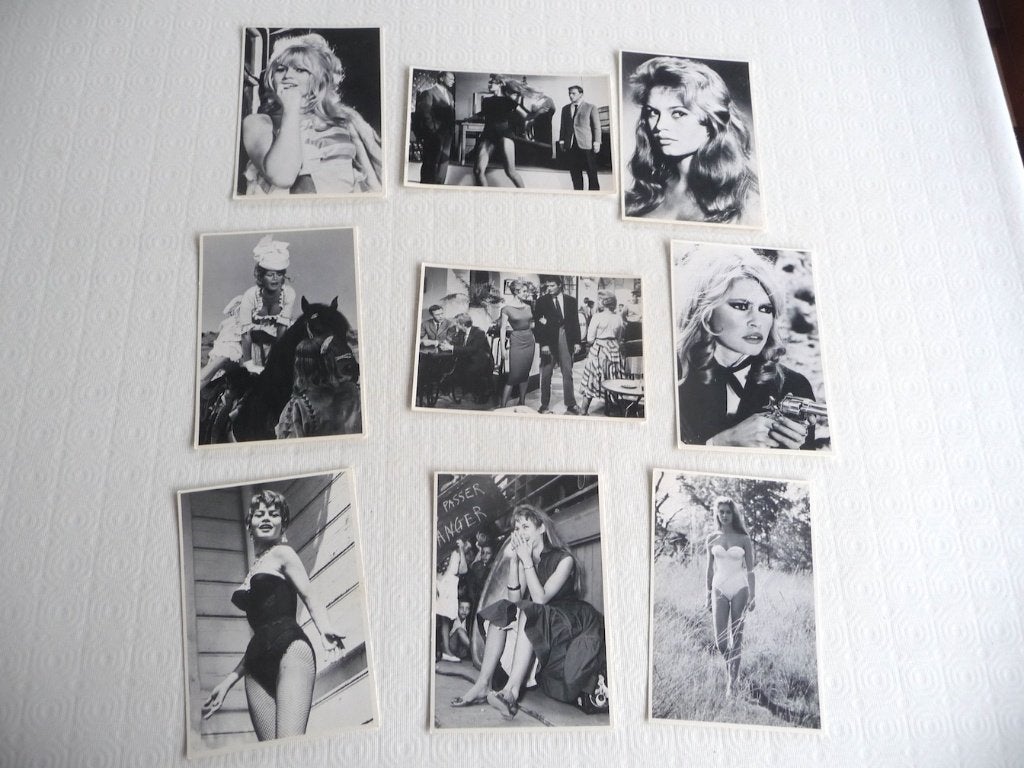Brigitte Bardot - lot de 9 cartes postales, Collections, Enlèvement ou Envoi, Comme neuf, Photo