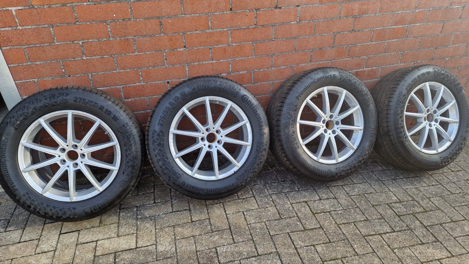 Originele Mercedes-Benz GLE W167 19" velgenset + Continental, Auto-onderdelen, 275 mm, Band(en), Terreinwagen, Zomerbanden