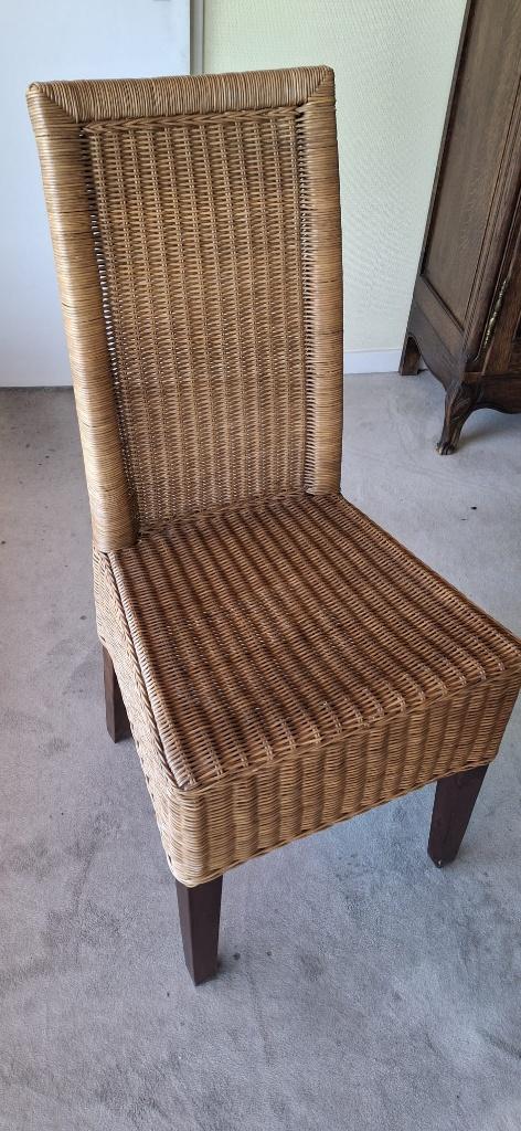 Chaise en rotin, Maison & Meubles, Comme neuf, Brun, Enlèvement, Cinq, Six Chaises ou plus