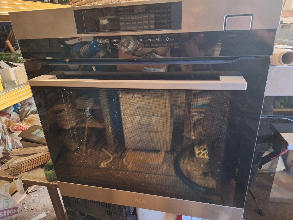 Aeg combi oven en aeg oven, Elektronische apparatuur, Microgolfovens, Ophalen, Crisp, Zo goed als nieuw, Inbouw