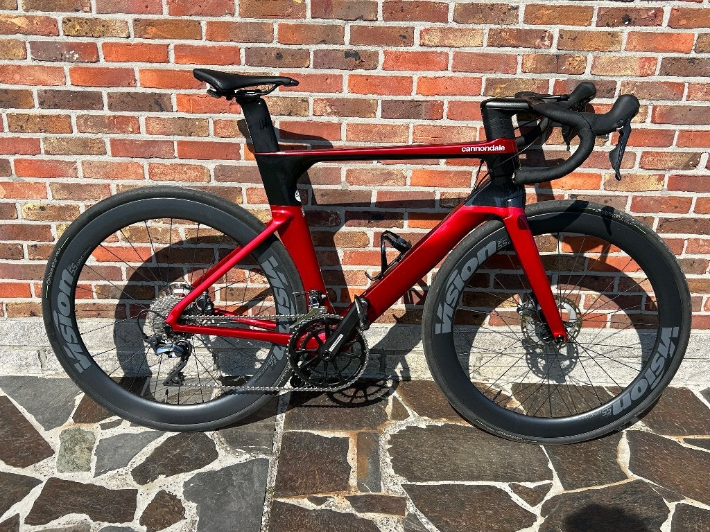 Racefiets Cannondale Systemsix maat 56, Fietsen en Brommers, Carbon, Heren, Zo goed als nieuw, Meer dan 20 versnellingen