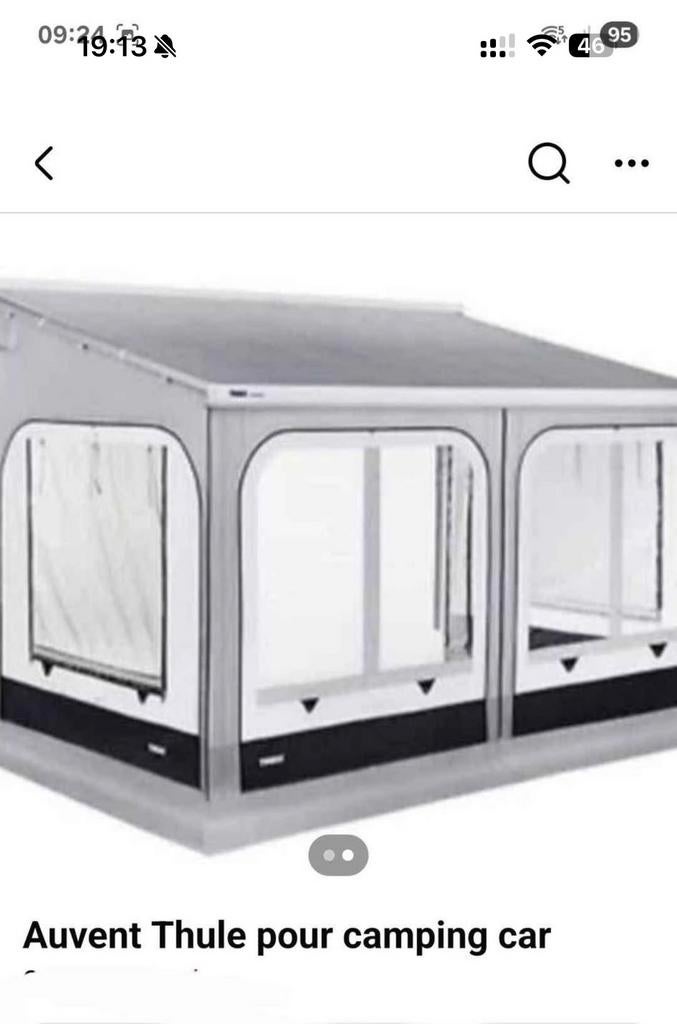 Thule zijwanden Panorama, Caravans en Kamperen, Voortenten en Luifels, Ophalen, Zo goed als nieuw, Thule