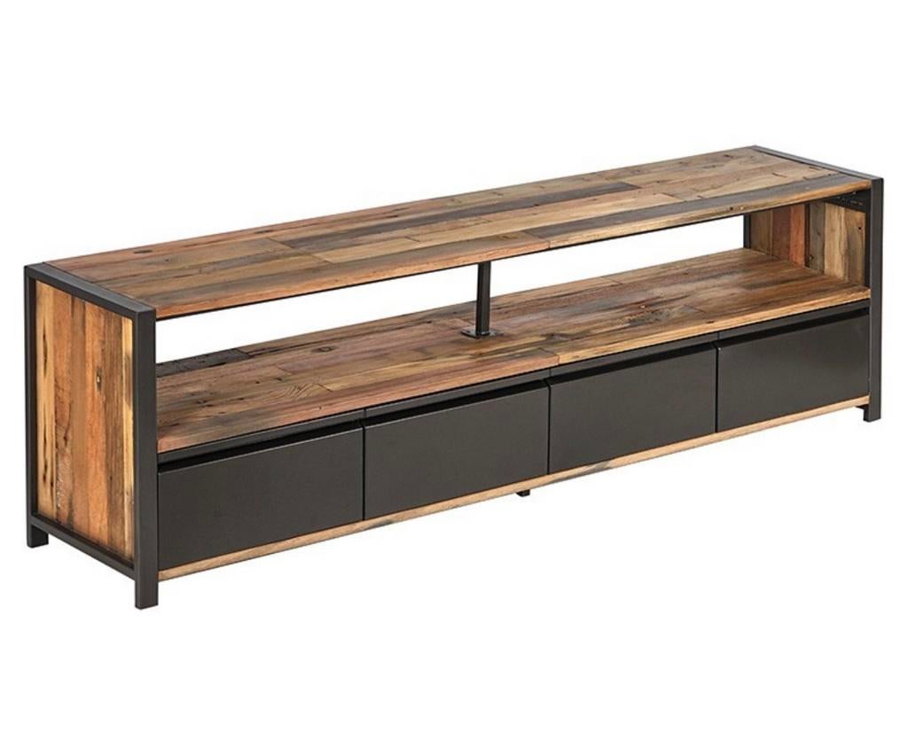 Industrieel meubilair - Dressoir + tv-meubel, Ophalen, Zo goed als nieuw, Metaal