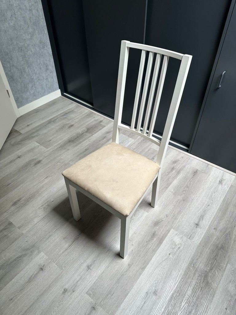 Houten stoelen, Huis en Inrichting, Ophalen, Gebruikt, Twee, Wit