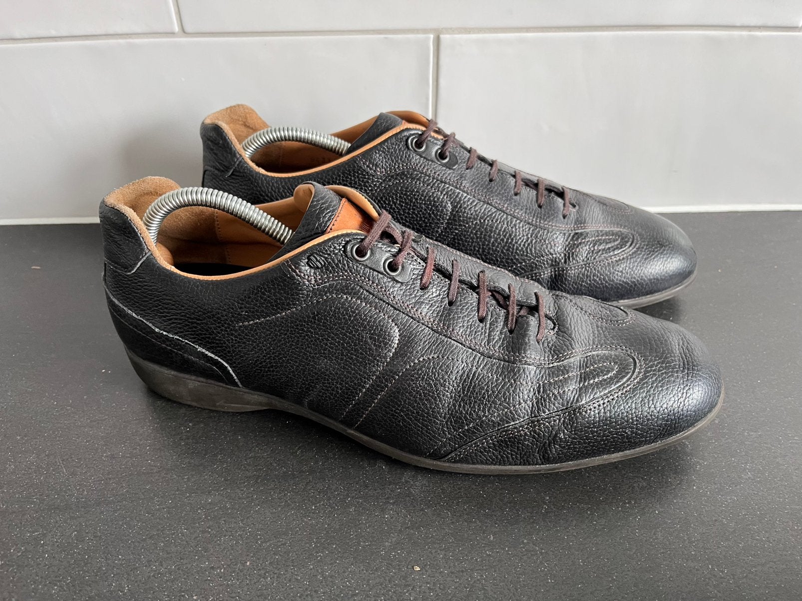 Van Bommel sneakers maat 10.5 /45 H, Enlèvement ou Envoi, Comme neuf, Baskets, Noir