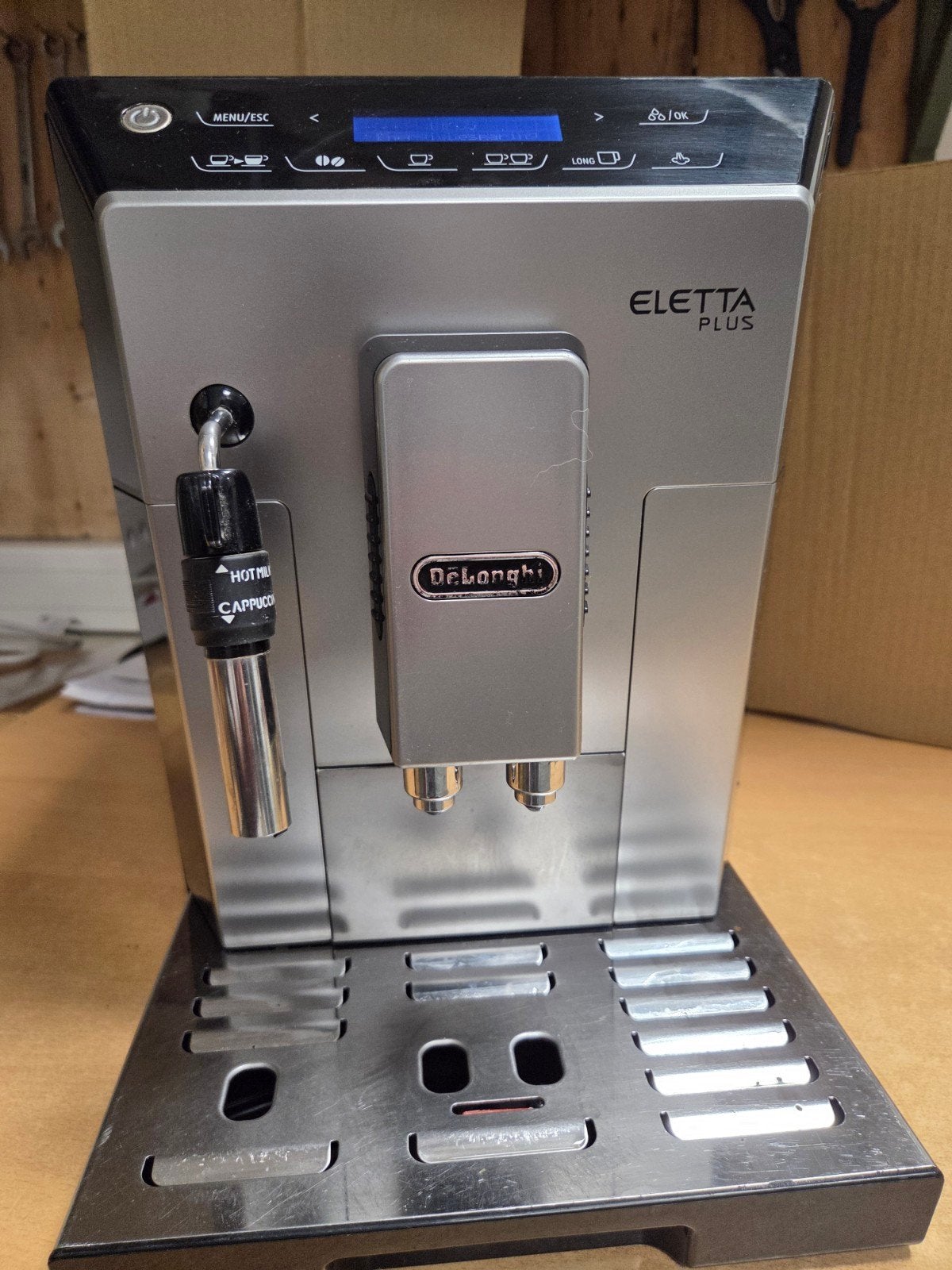 delonghi Eletta plus, Elektronische apparatuur, Koffiezetapparaten, Ophalen, Gebruikt, Koffiemachine, Afneembaar waterreservoir
