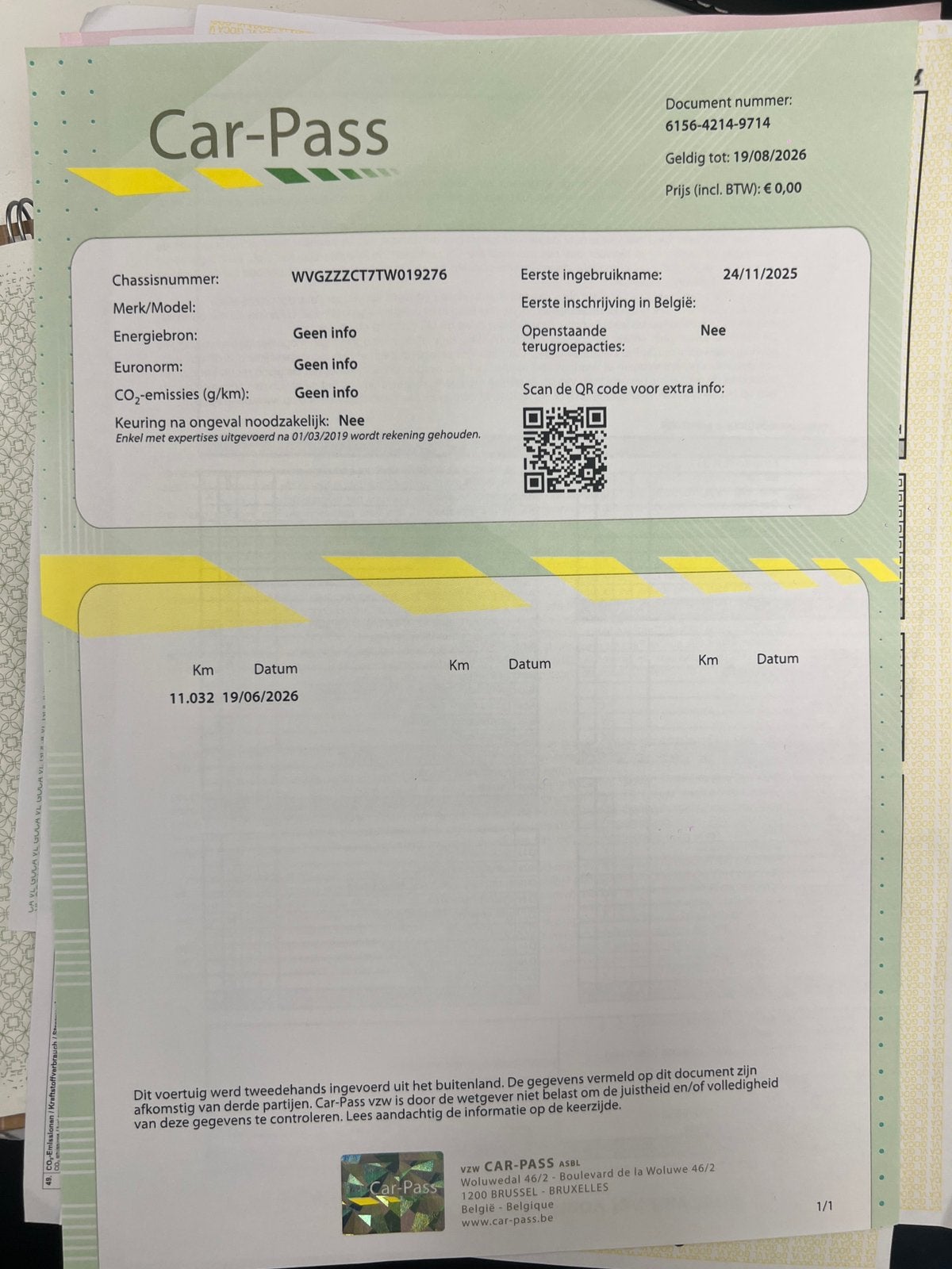 Nederlands, Autos, Achat, 6 portes, Entretenue par le concessionnaire, 5 places