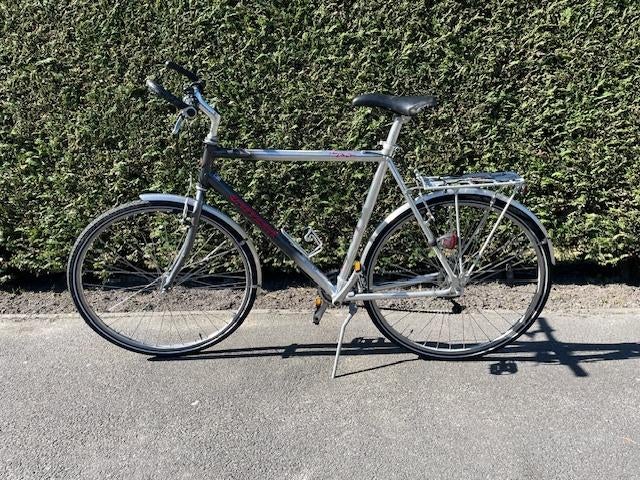 herenfiets, Fietsen en Brommers, Gebruikt, Velgrem, Versnellingen, 53 tot 57 cm