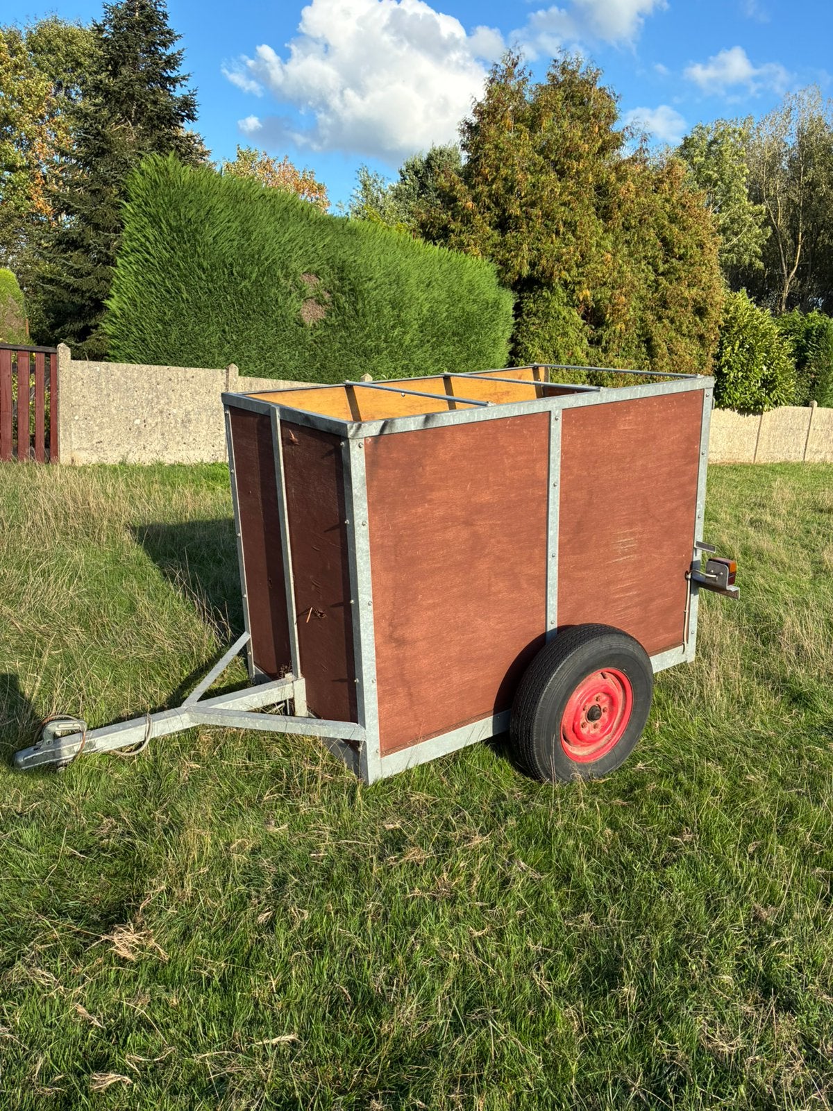 Aanhangwagen transport dieren / schapen / geiten, Auto diversen, Ophalen, Zo goed als nieuw