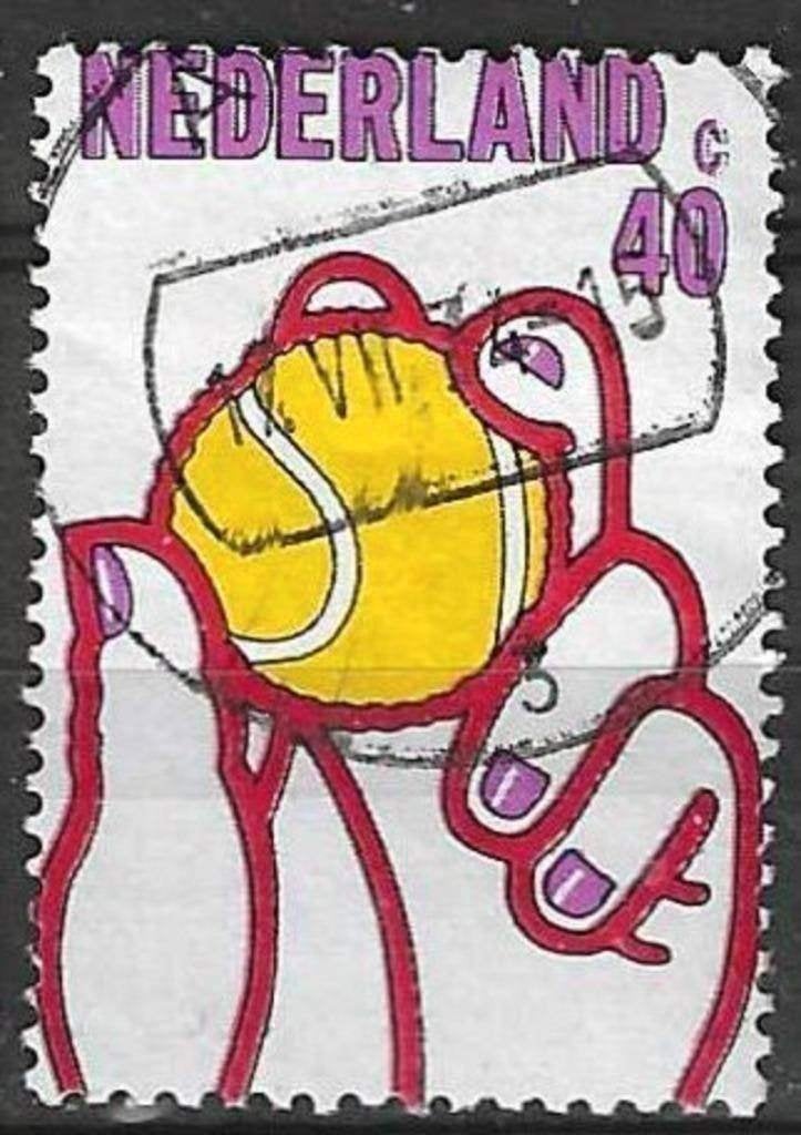 Pays-Bas 1974 - Yvert 1002 - Sports - Tennis (ST), Timbres & Monnaies, Timbres | Pays-Bas, Envoi, Affranchi