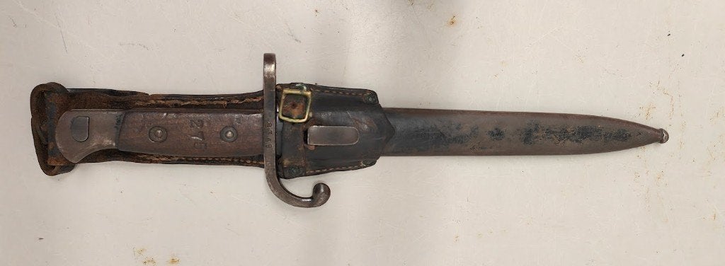 Belgische infanterie/technische bajonet Mod1889, Verzamelen, Militaria | Algemeen, Ophalen of Verzenden, Landmacht, Mes of Dolk