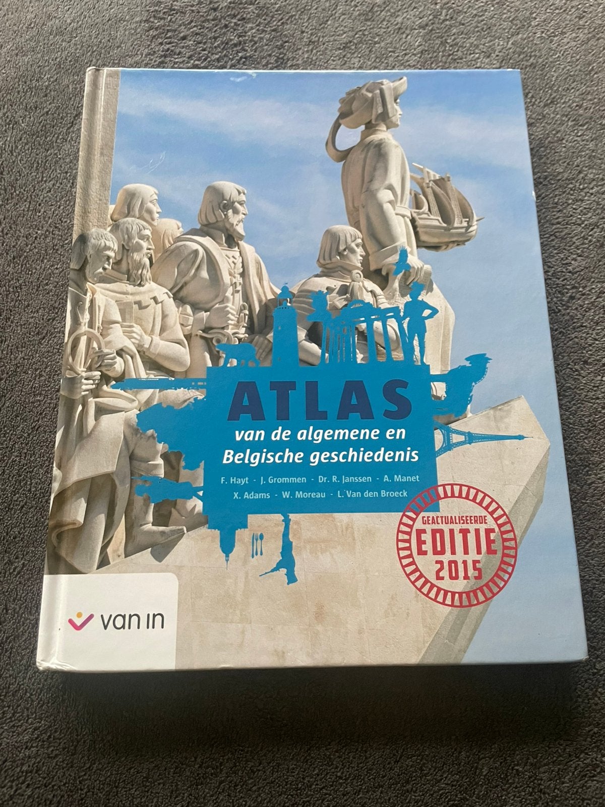 Atlas van de algemene en belgische geschiedenis, Boeken, Verzenden, Gelezen, Overige niveaus, Geschiedenis
