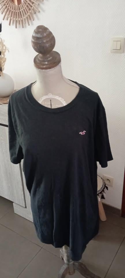 4 T-shirt homme. Hollister., Kleding | Heren, T-shirts, Ophalen of Verzenden, Gedragen, Maat 52/54 (L), Blauw